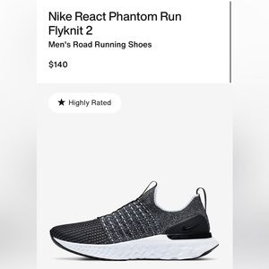 Men’s Nike React Phantom Run Flyknit 2